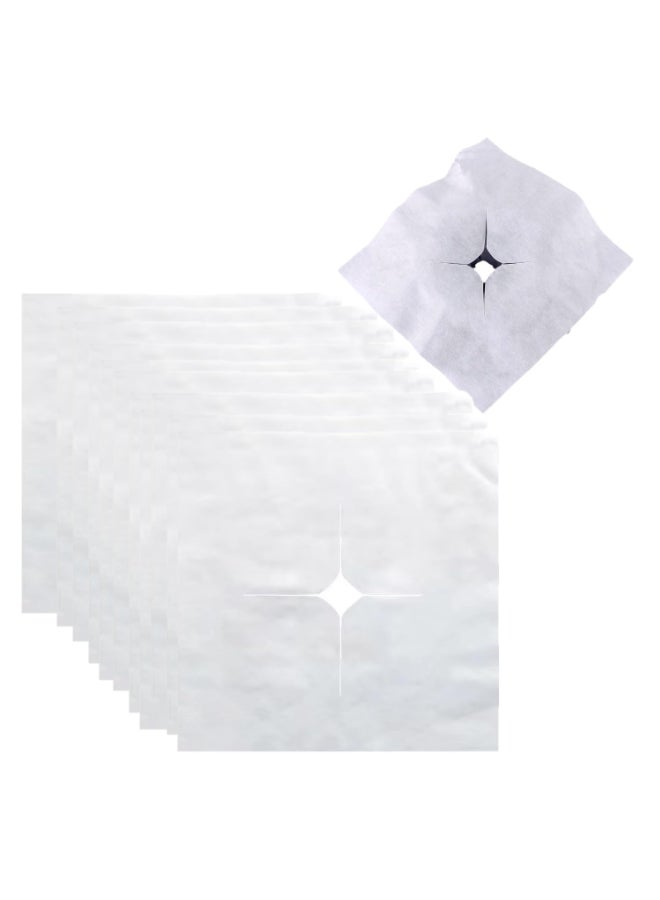 UtySty 100 Pack Disposable Face Down Pillow Cover Disposable Face Cradle Covers Ultra Soft NonSticking Massage Bed Headrest Covers for Massage Table Lash Bed Spa Bed Beauty Tattoo Therapy Table - Image 2