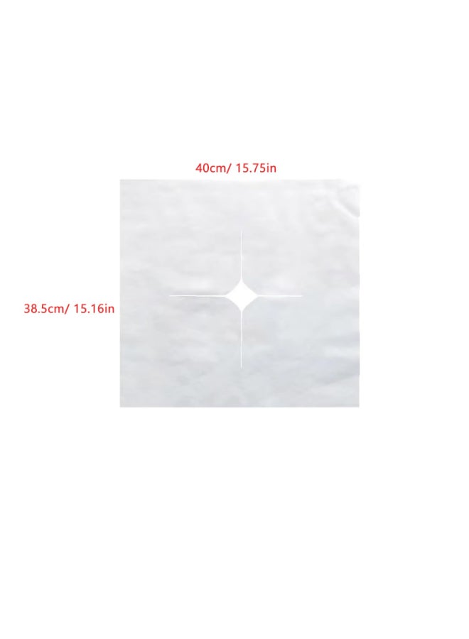 UtySty 100 Pack Disposable Face Down Pillow Cover Disposable Face Cradle Covers Ultra Soft NonSticking Massage Bed Headrest Covers for Massage Table Lash Bed Spa Bed Beauty Tattoo Therapy Table - Image 4