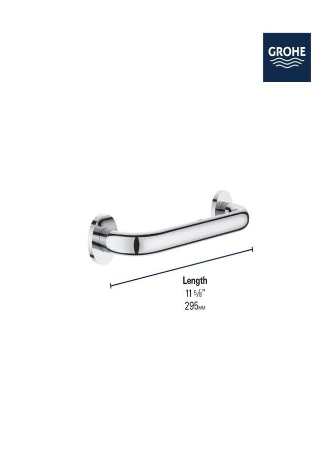 GROHE 40421EN1 Essentials Grab Bar, 12-Inch, Brushed Nickel - Image 2