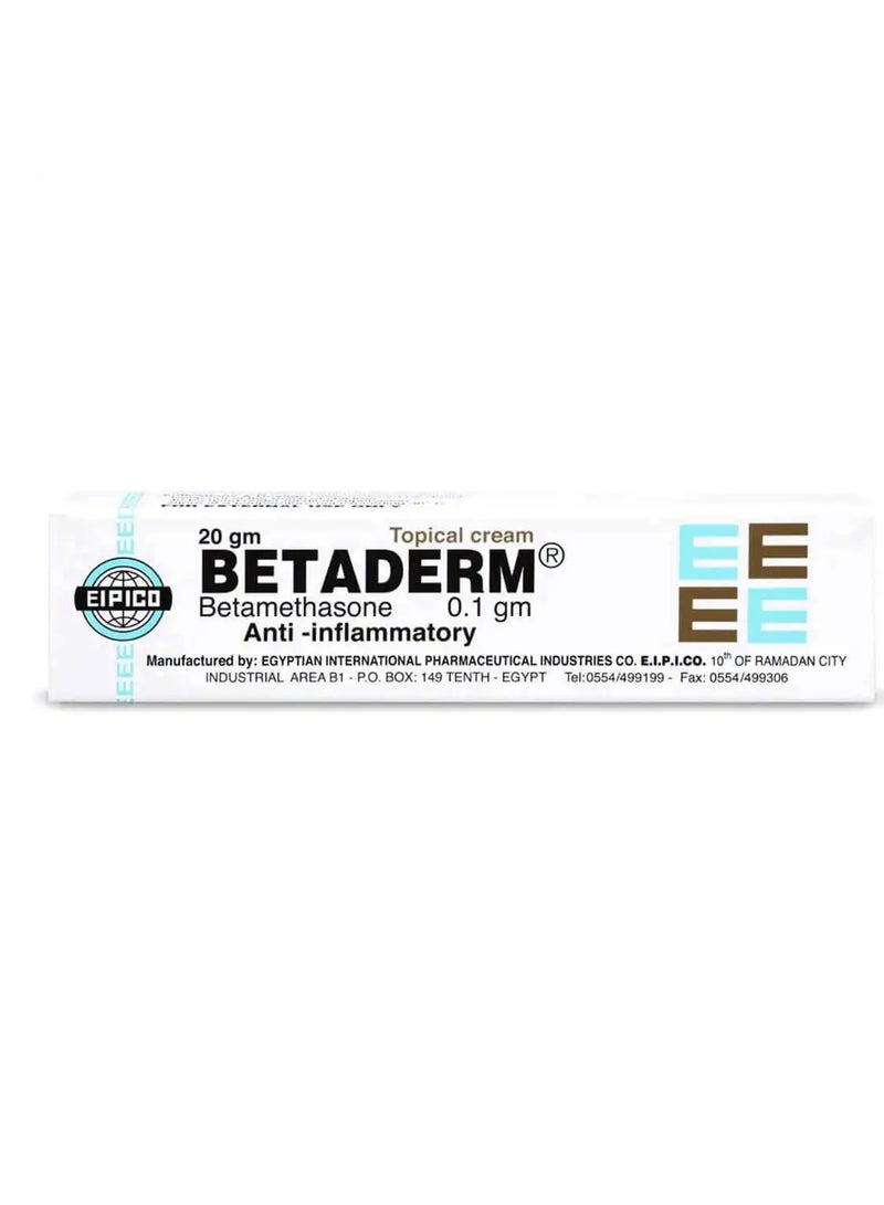 Betaderm Cream, Anti-inflammatory - 20 g
