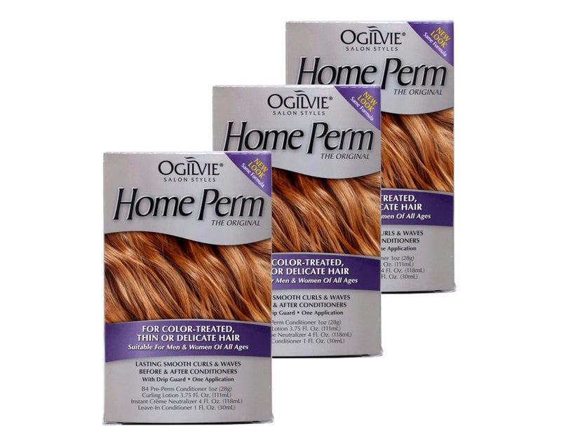 Ogilvie Home Perm For Color Treated Hair, Pack of 3 - Image 1