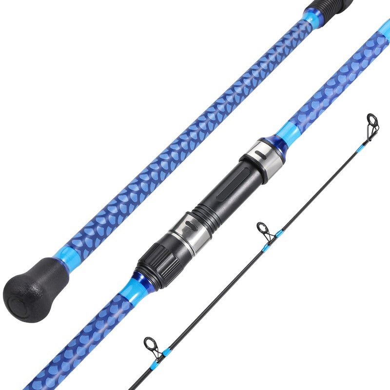 Sougayilang Sougayilang Surf Fishing Rod Carbon Fibre 3-Section Surf Spinning Fishing Rod Saltwater Travel Carp Fishing Rod (2.7/3.0/3.3/3.6M)-LL33 - Image 2