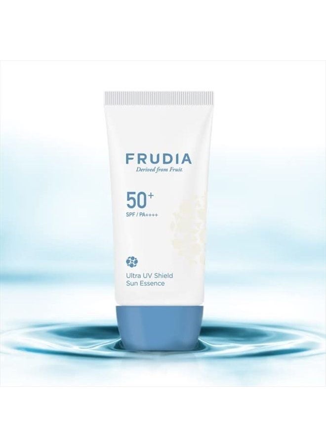 frudia - WELCOS Sun Block Day Cream Essence Facial SPF | Organic Hydrating Face Cream Vegan Face Moisturizer for Dry Skin | Sun Screens Lotion Day Moisturizer for Face Women Korean Skin Care 1.76 fl oz - Image 1
