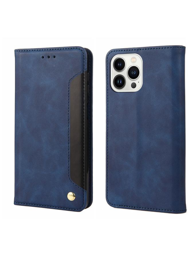 اس-توب جراب لهاتف iPhone 14 Pro مصنوع من الجلد المرن الملمس - Image 1