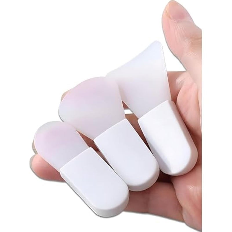 Brushes for Face Mask Applicator, Mini Makeup Spoon on The Go Mud Beauty Tools for Face, Beauty Mask, Set of 3 Brushes - Image 1