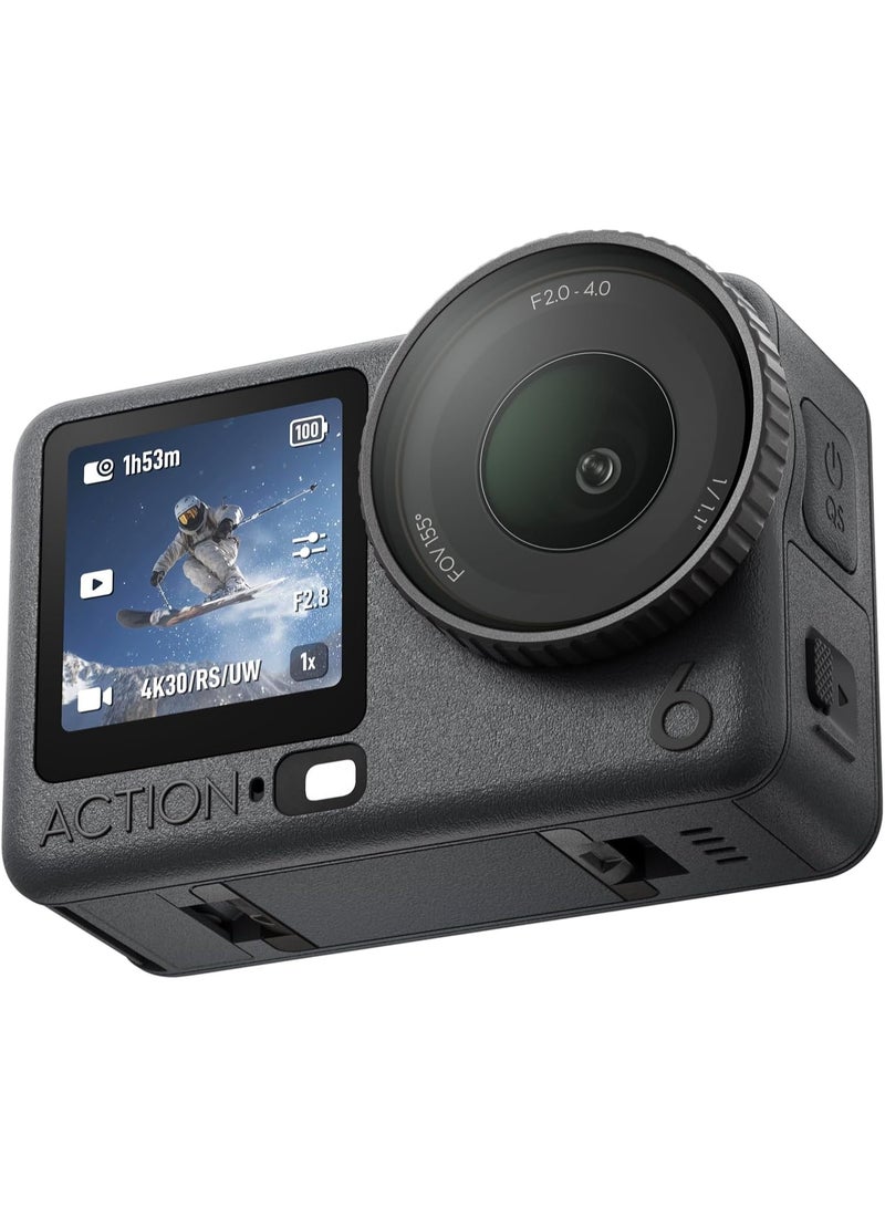 Osmo Action 6 Adventure Combo, Action Camera With 1/1.1″ Square Sensor, Variable Aperture of f/2.0–f/4.0, Extended Battery Life With 3 Batteries, Action Camera 4K for Long Outdoor Filming - Image 1