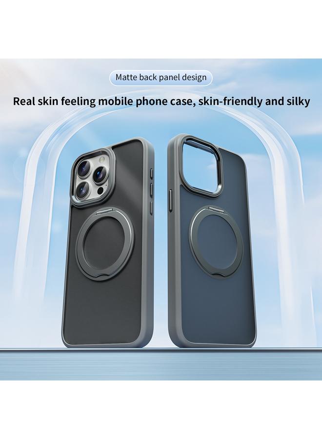 S-TOP Case For iPhone 15 Pro Skin Feel Frosted MagSafe Magnetic Holder Phone Case - Image 2