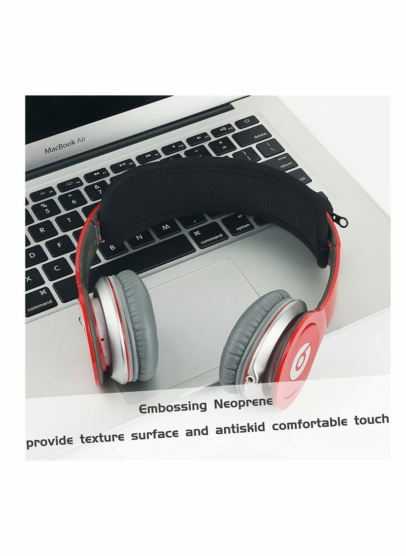 Generic - Universal Replacement Headband Cushion Pad Cover Protector Compatible with for ATH M50X, for QC 35i/35ii, for QC25, for Solo 2/Solo 3, for Studio 2/3 Headphones, Cushion Protector Pad for Headphones - Image 1