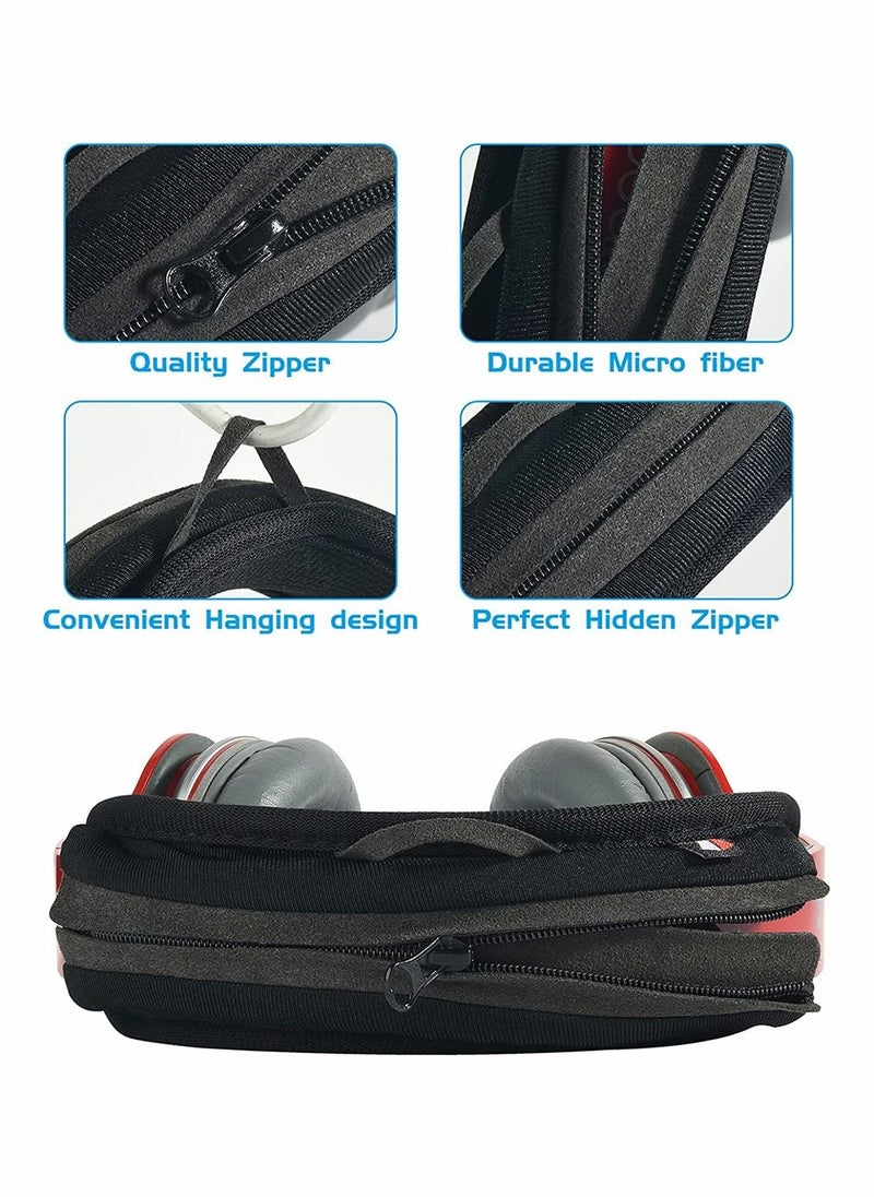 Generic - Universal Replacement Headband Cushion Pad Cover Protector Compatible with for ATH M50X, for QC 35i/35ii, for QC25, for Solo 2/Solo 3, for Studio 2/3 Headphones, Cushion Protector Pad for Headphones - Image 1