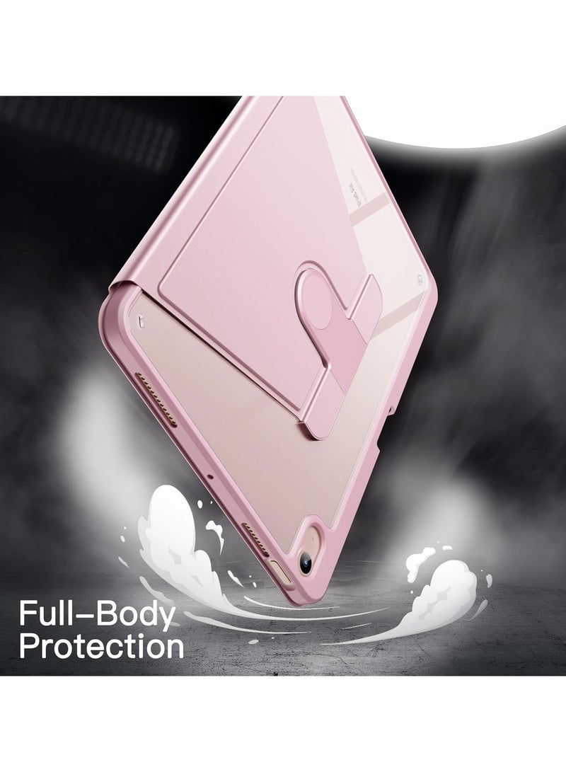 DUSALA 2 in 1 Rotating Case for iPad Air 13-Inch M3/M2 (2025/2024), with Pencil Holder,360 Degree Rotation Protective Stand Slim Cover Clear Back, Auto Wake/Sleep iPad Air 13 With Tempered Glass - Image 4