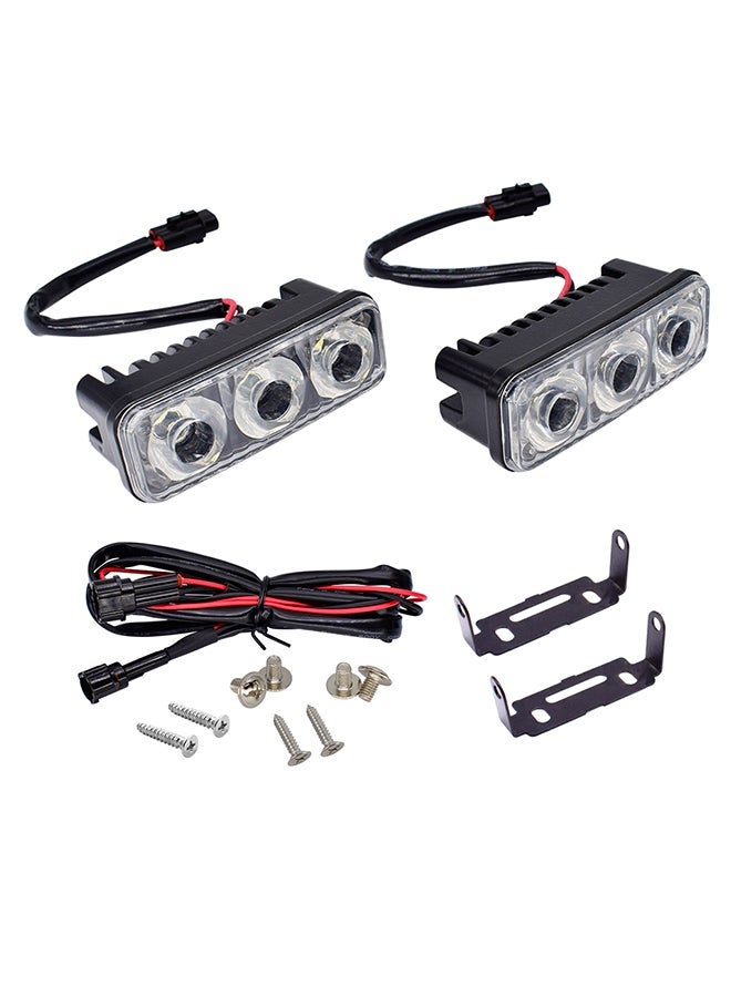 MUNTAQI DRL LED Fog Lights With Lens - Image 1