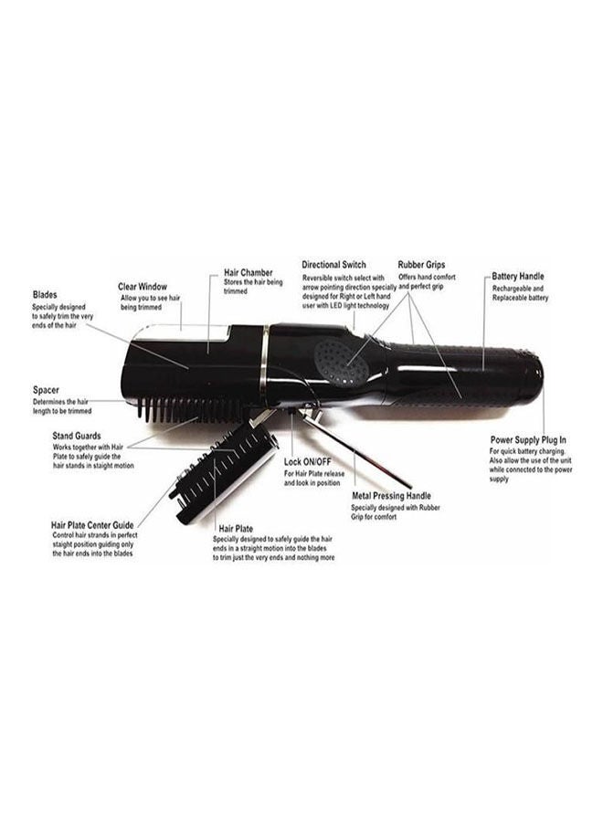 NIBEMINENT Multifunctional Hair Styler Black - Image 4