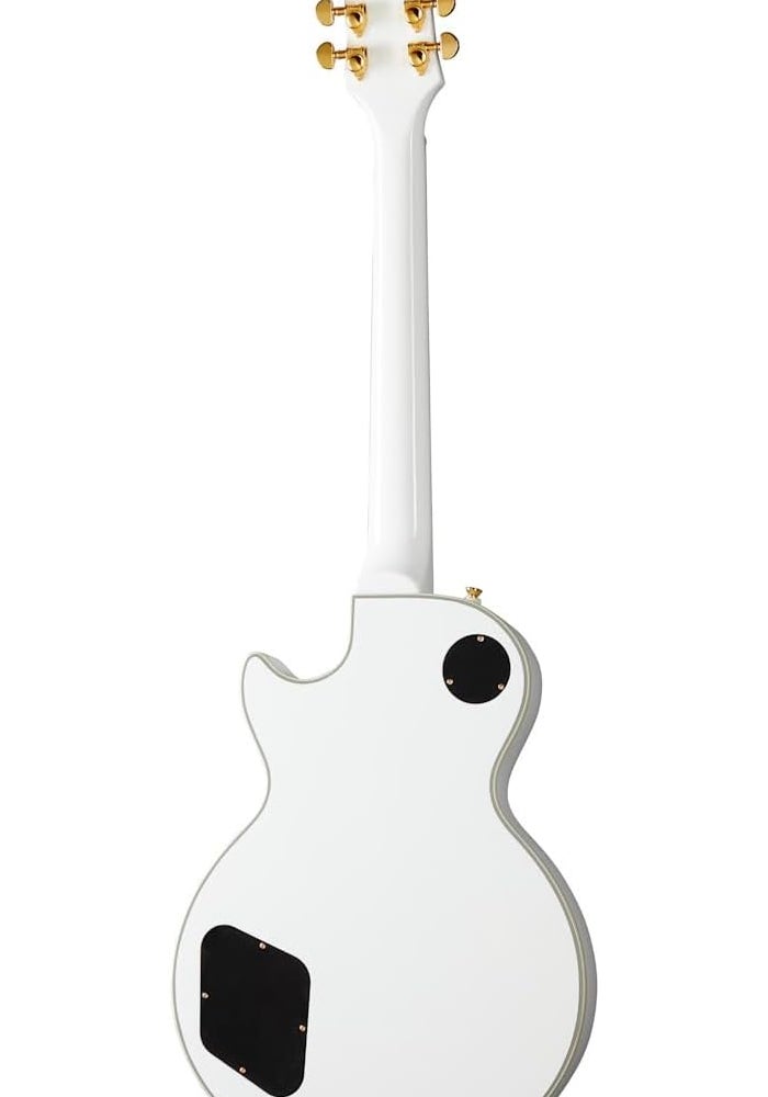 Epiphone Les Paul Custom Alpine White - Single-cut Electric Guitar - Image 3