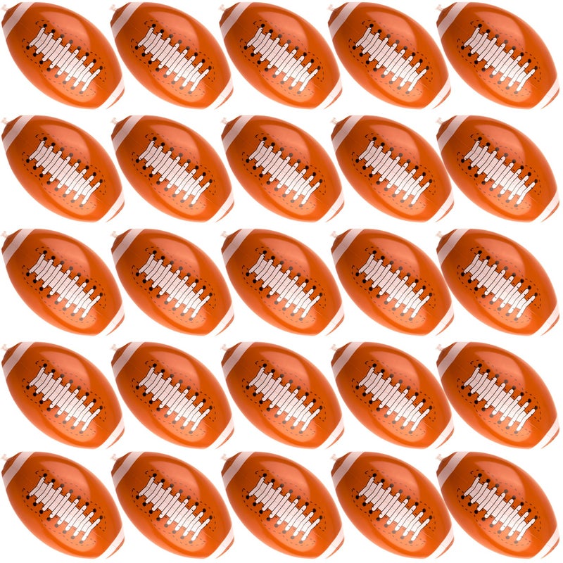 Restroma 30 Pack 16 Inch Inflatable Football Bulk Blow Up Footballs Large Inflatable Football Beach Balls for Summer Pool Beach Party Favors Sports Games - Image 3