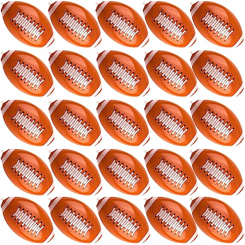 Restroma 30 Pack 16 Inch Inflatable Football Bulk Blow Up Footballs Large Inflatable Football Beach Balls for Summer Pool Beach Party Favors Sports Games - Image 1