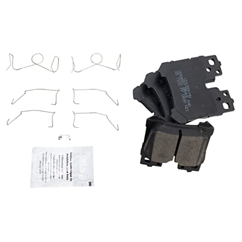 TRQ Rear Brake Pads Ceramic Compatible with 2007-2017 Lexus LS460 2018-2021 LS500 2018-2020 LS500h 2008-2016 LS600h - Image 2