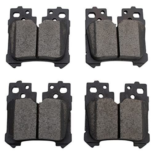 TRQ Rear Brake Pads Ceramic Compatible with 2007-2017 Lexus LS460 2018-2021 LS500 2018-2020 LS500h 2008-2016 LS600h - Image 5