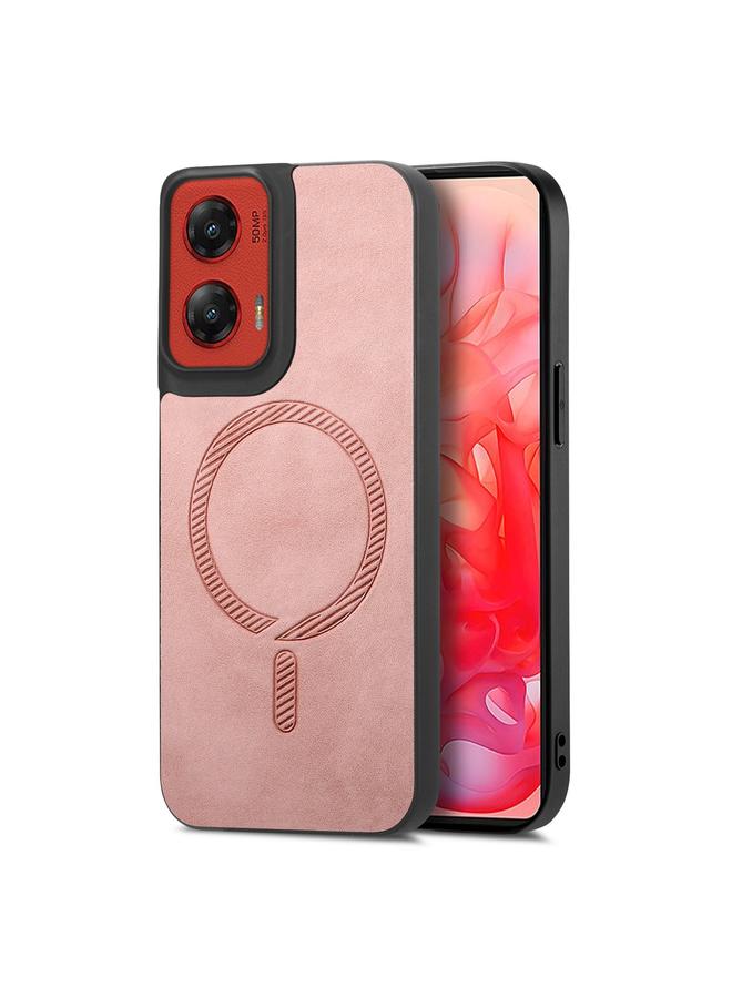 S-TOP Case For Motorola Moto G Stylus 5G 2024 Retro Magsafe Magnetic PU Back Cover Phone Case - Image 1