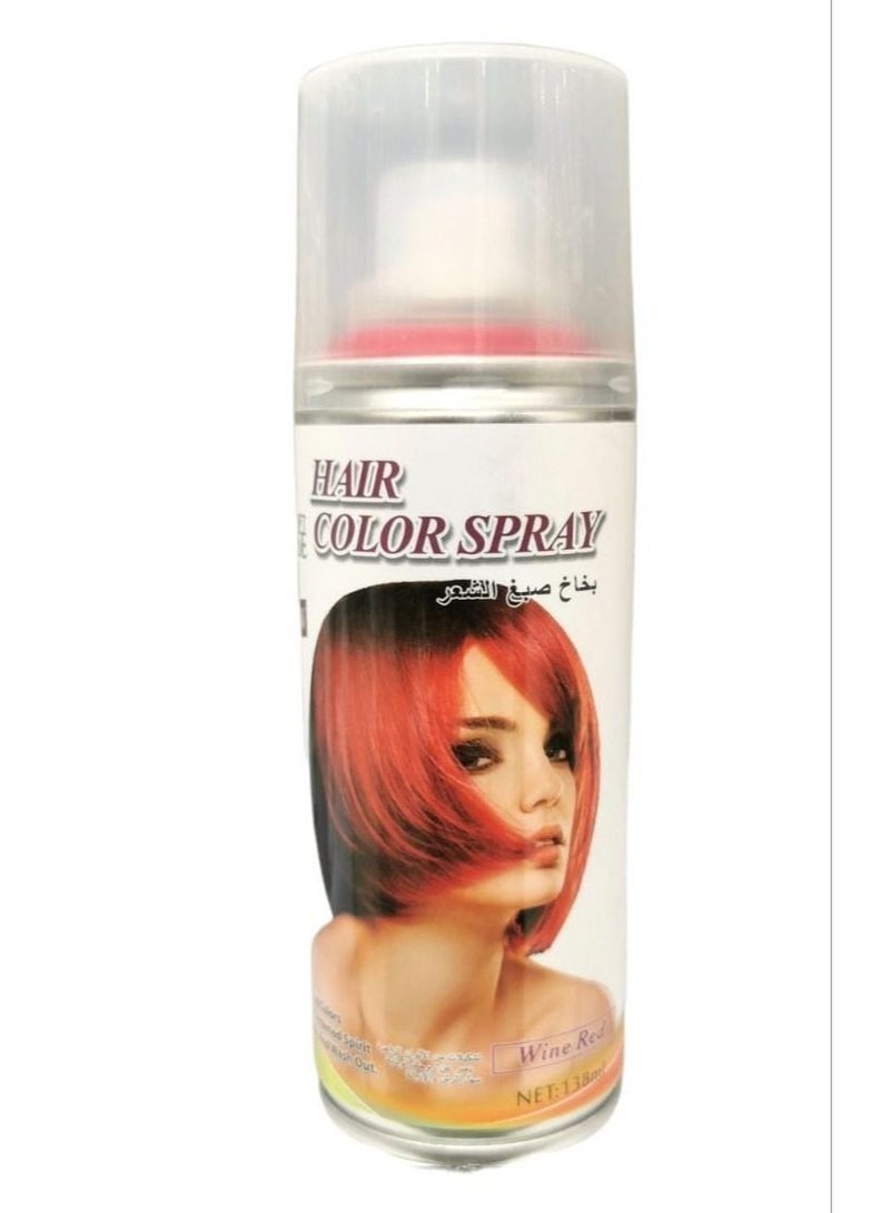 red hair coloring spray 138 ml