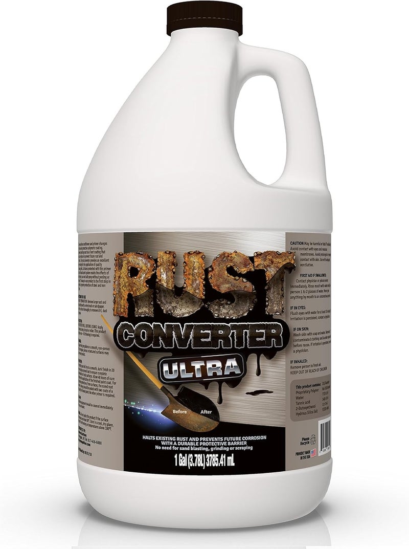 FDC Rust Converter Ultra, Highly Effective Professional Grade Rust Repair Spray (1 Gallon) - Image 1