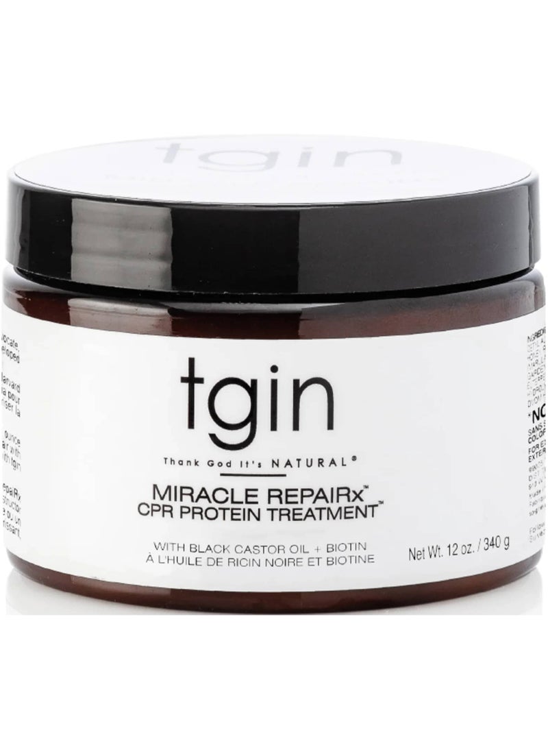 Tgin Thank God Its Natural Miracle Repairx CPR Protein Treatment 12oz/340g