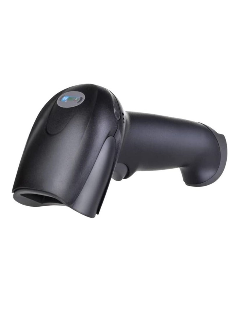 NETUM - NTECH F1900 USB Wireless WiFi Scan Cordless Barcode Scanner Barcode Reader 433Mhz Handheld Scan Barcode Scanner Wireless Black - Image 1