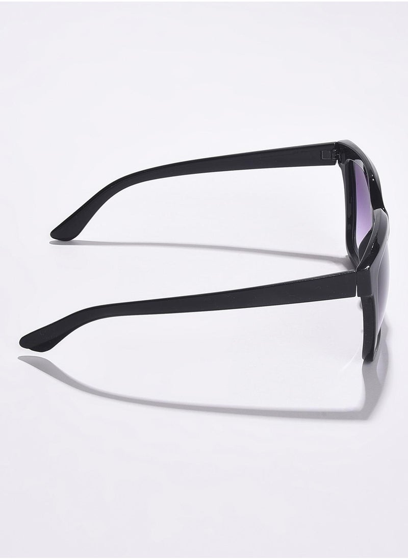 Haute Sauce Purple Lens Black Butterfly Sunglasses  - Image 5