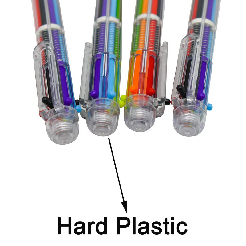 Maydahui 20 PCS Multicolor Ballpoint Pen 6-in-1 Assorted Colors Retractable Ball point Pens for Smooth Writing - Image 5