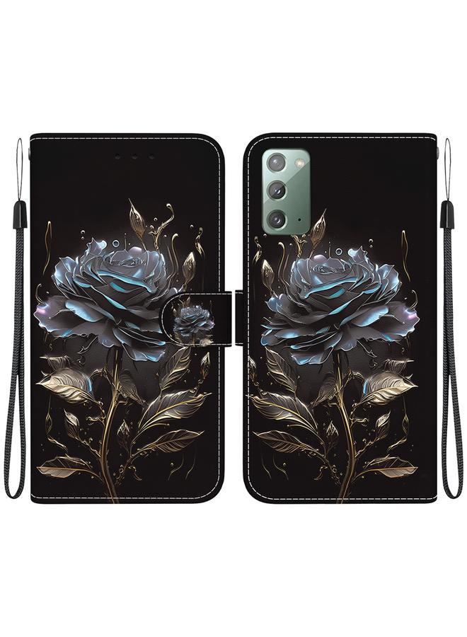 S-TOP Case For Samsung Galaxy Note20 Crystal Texture Colored Drawing Leather Phone Case - Image 1