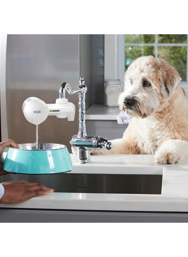 PUR Faucet Mount Water Filtration System, 2-in-1 Powerful Filtration with Lead Reduction, Horizontal, White, PFM150W - Image 2