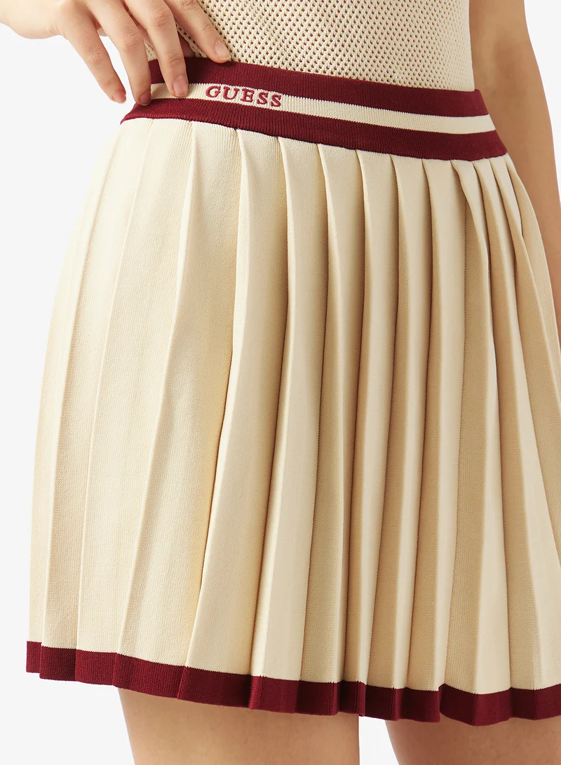 GUESS  Pleated High Waist Skirt for Women | Best Price UAE