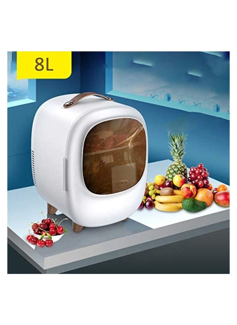 Cool Baby Coolbaby 8L Small Mini Refrigerator Household Cosmetics Car/Home Dual-Use Beauty Refrigerator Freezer Portable Heating & Cooling Makeup Fridge  - Image 2