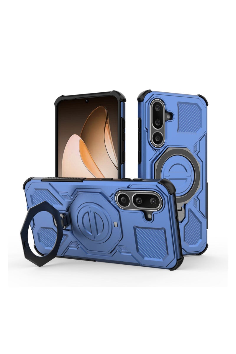 general Suitable for Samsung M56 protective case, 360-degree ring stand, magnetic anti-drop mobile phone case Magnetic protection, easy to hold, fits perfectly - Image 1