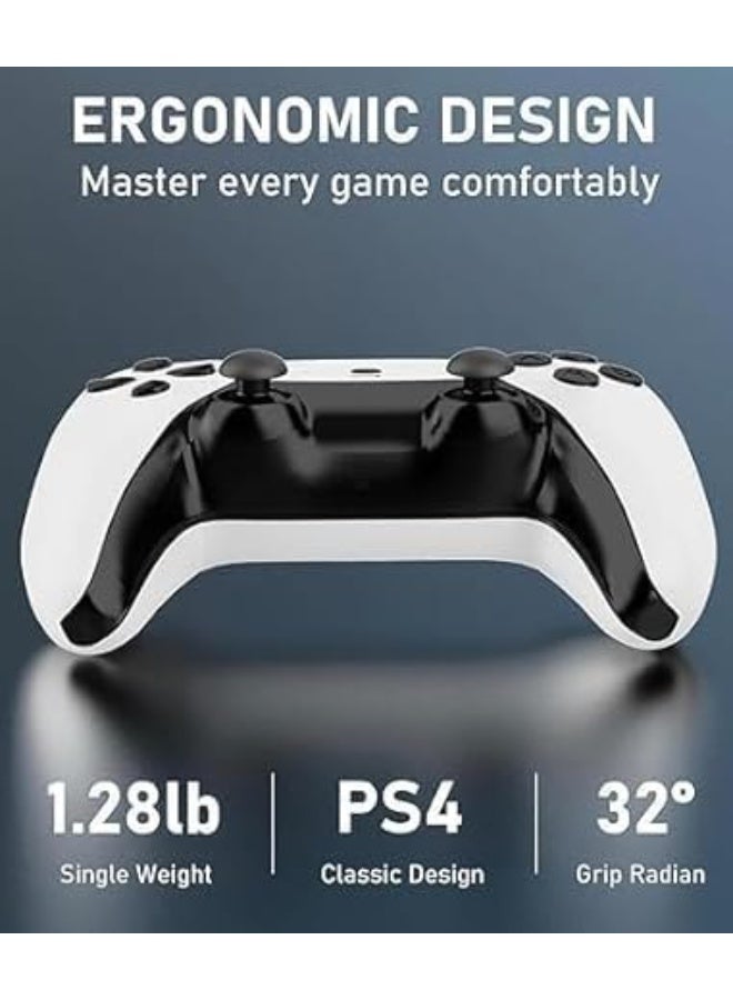 ACLIX Plug & Play Video TV Game 4K Ultra HD Game Stick with 15,000+ Built-in Games || 9 Emulators, Wireless Retro Game Console with 64GB Storage – Perfect for Kids, Family Fun, and Nostalgic Gaming – Easy Setup, Retro Gaming System – White - Image 3