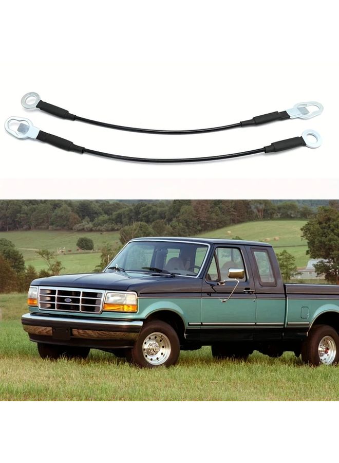 2pcs Tailgate Support Cables For Pickup Trucks Rear Doors Compatible 1993 To 2011 Models - Image 4