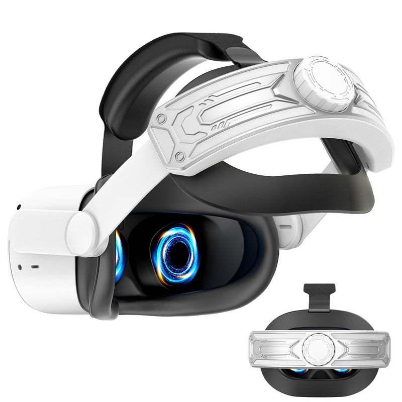 AMZDM Head Strap for Meta Quest 2 VR Headset Elite Strap Adjustable Soft Cushion Headstrap Oculus Quest 2 Replacement for Virtual Reality - Image 1