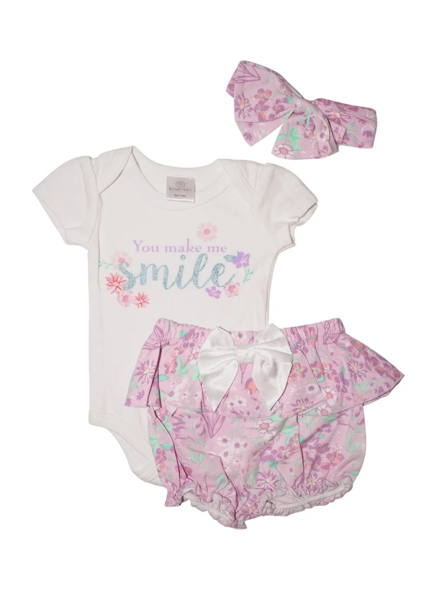 Bambimici Bambimici Leila Unicorn Color Baby Suit Set