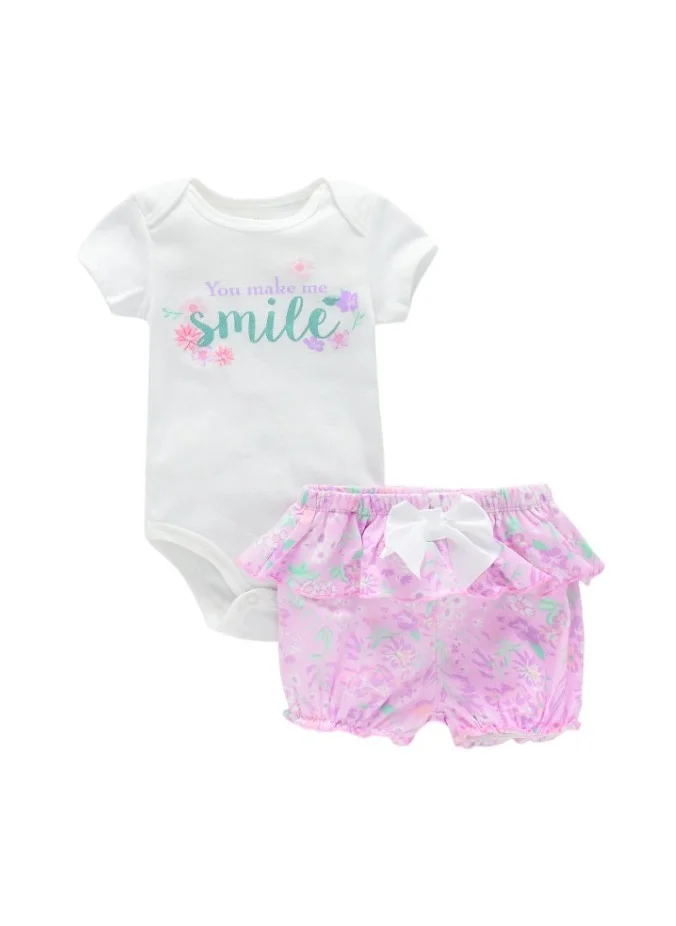 Bambimici Bambimici Leila Unicorn Color Baby Suit Set