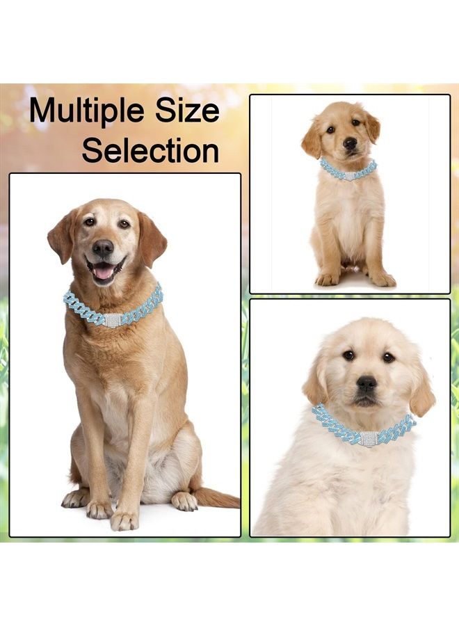 KOLODOGO Metal Cuban Diamond Dog Chain Dog Training Chain with Secure Buckle Pet Collars for Large Medium Dogs - Image 1