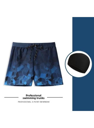 Swimming Trunks Men's Adult Swimming Trunks Men's Swimwear Comfortable Boxer Loose Quick-drying Professional Swimming Goggles Swimsuit Swimming Cap Set-Color:This Year’s Blue [swimming Trunks + Swimming Cap]- - pzsku/Z55A712C56D7BCA0F959FZ/45/1747209736/0aebe89c-9393-46b5-8b05-9982183205b6