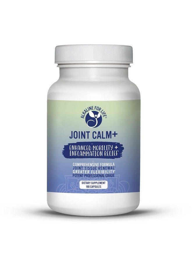 Alkaline for Life مكمل دعم المفاصل Joint Calm جلوكوزامين كوندرويتين - 900 ملغ جلوكوزامين سلفات HCI، 300 ملغ جلوكوزامين KCI، 225 ملغ سلفات كوندرويتين مع مضادات الأكسدة OPC لدعم الالتهابات - Image 1