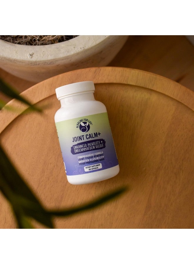 Alkaline for Life مكمل دعم المفاصل Joint Calm جلوكوزامين كوندرويتين - 900 ملغ جلوكوزامين سلفات HCI، 300 ملغ جلوكوزامين KCI، 225 ملغ سلفات كوندرويتين مع مضادات الأكسدة OPC لدعم الالتهابات - Image 3