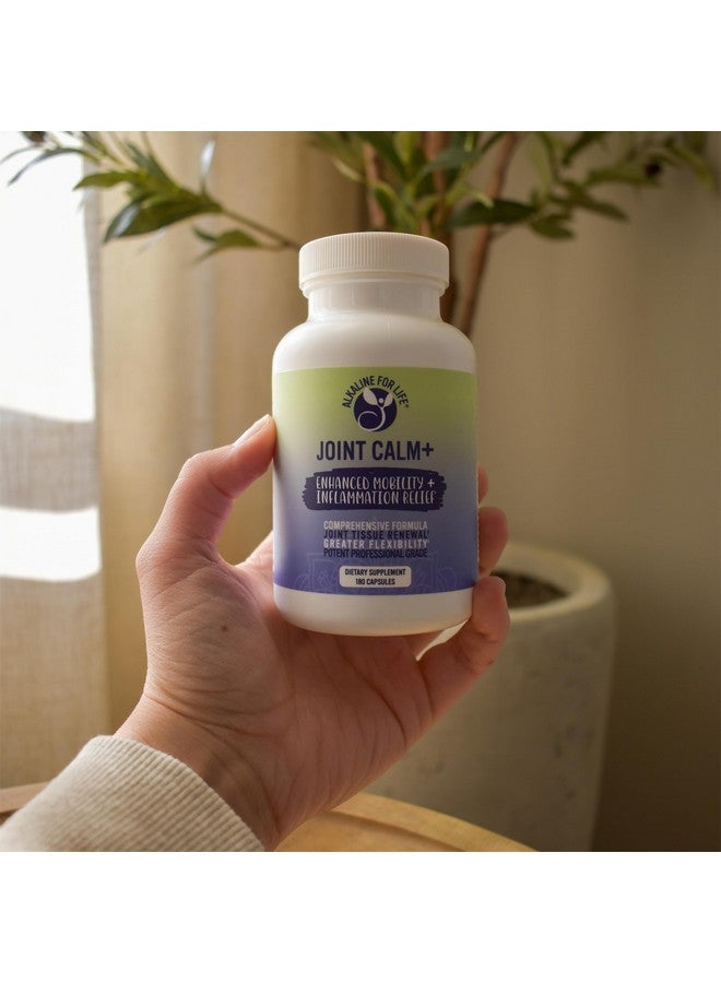 Alkaline for Life مكمل دعم المفاصل Joint Calm جلوكوزامين كوندرويتين - 900 ملغ جلوكوزامين سلفات HCI، 300 ملغ جلوكوزامين KCI، 225 ملغ سلفات كوندرويتين مع مضادات الأكسدة OPC لدعم الالتهابات - Image 4