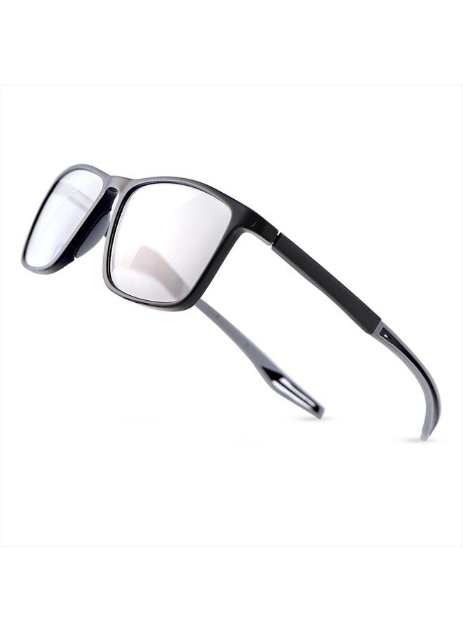 MIRYEA Photochromic Progressive Multifocus Reading Sunglasses Spring Hinges Blue Light Blocking Computer Glasses UV400 Protection Multifocal Transition Sun Readers Anti Glare Shades Eyeglasses Eyewear - Image 5