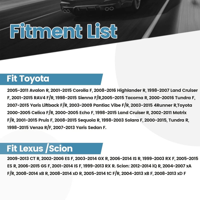 RED WOLF 6.5 Inch Door Speaker Adapter Spacer Ring with Wire Harness for Toyota and Scion - Image 4