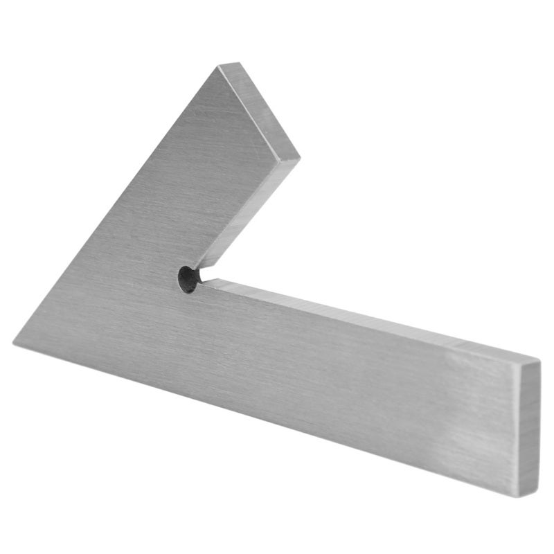 45 Degree Angle Corner Ruler 150x100mm 45 Steel Forged High Hardness - Rust Resistant Weldment Angle Detector for Workpiece Inspection - Image 3