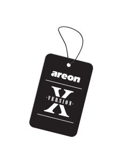 Areon Hanging X Version Car Air Freshener With Vanilla Black Scent 5 pieces  - Image 2