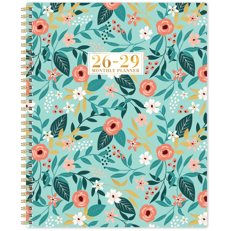 Feteulo 2026-2029 Monthly Planner/Calendar - JUL. 2026 - JUN. 2029, 9" Ã— 11", 3 Year Monthly Planner 2026-2029, Large 36-Month Calendar with Tab, Back Pocket, Twin-Wire Binding, Premium Paper, Note Page - Image 1