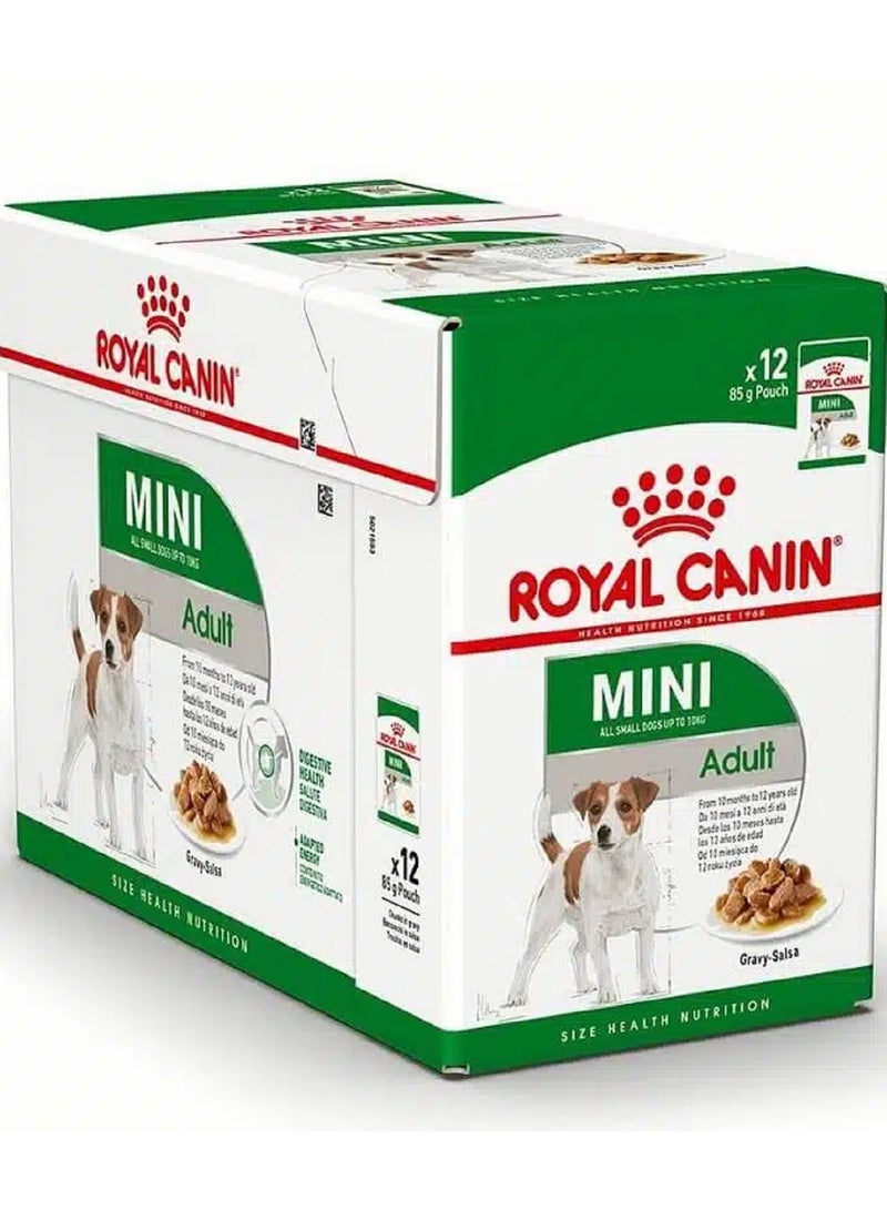رويال كانين ميني للبالغين مرق أكياس الطعام 85 جرام × 12