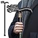 ispuoocti Wooden Cane Hand Carved Highend Walking Cane for Men and Women Lightweight Design Support Up to 500lbs Dragon Canes for Seniors Suitable for Discerning Personal and Gift Use Ashwood - Image 1